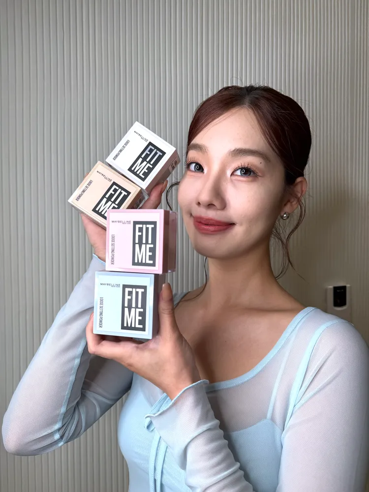Maybelline FIT ME輕嫩透薄紗蜜粉，450元。張家玲攝