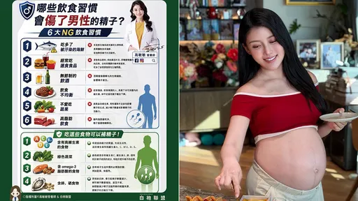 6種NG飲食習慣「正在傷害你的精子」　最美營養師教你這樣吃