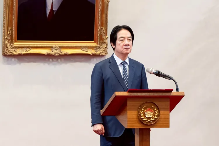 賴清德呼籲朝野支持無人載具建軍計畫。總統府提供