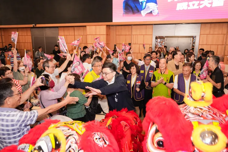賴瑞隆6日成立「國際同濟會高屏區後援會」。翻攝畫面
