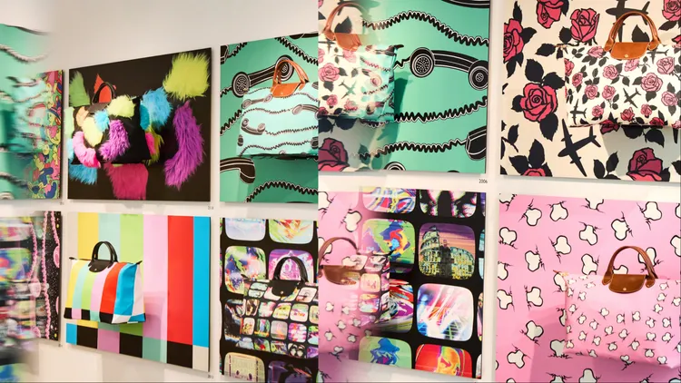Longchamp SoHo旗艦店展示Jeremy Scott多年來的創作。品牌提供