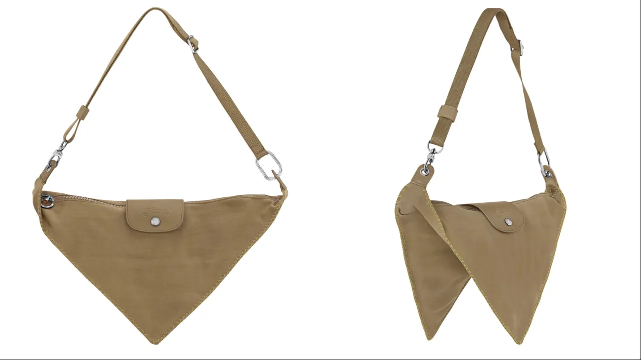 Longchamp LE PLIAGE 系列斜背包，1萬1400元。品牌提供