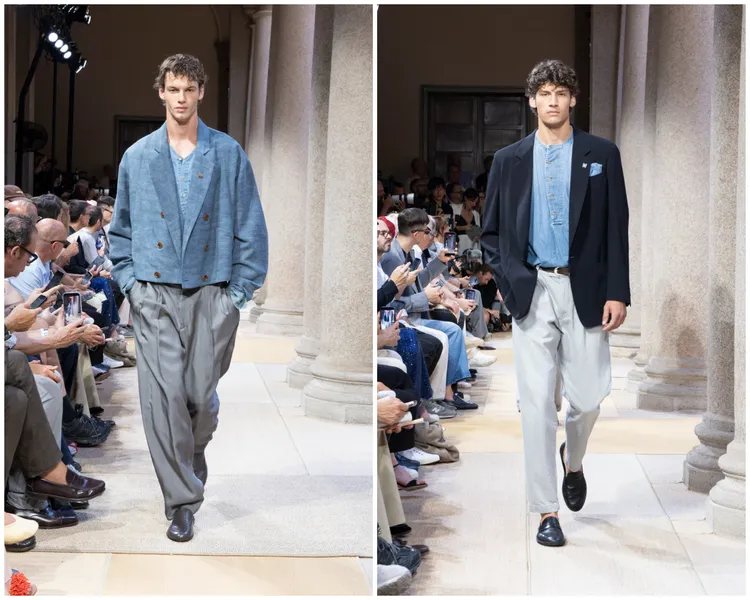 Giorgio Armani 2027春夏男裝。品牌提供