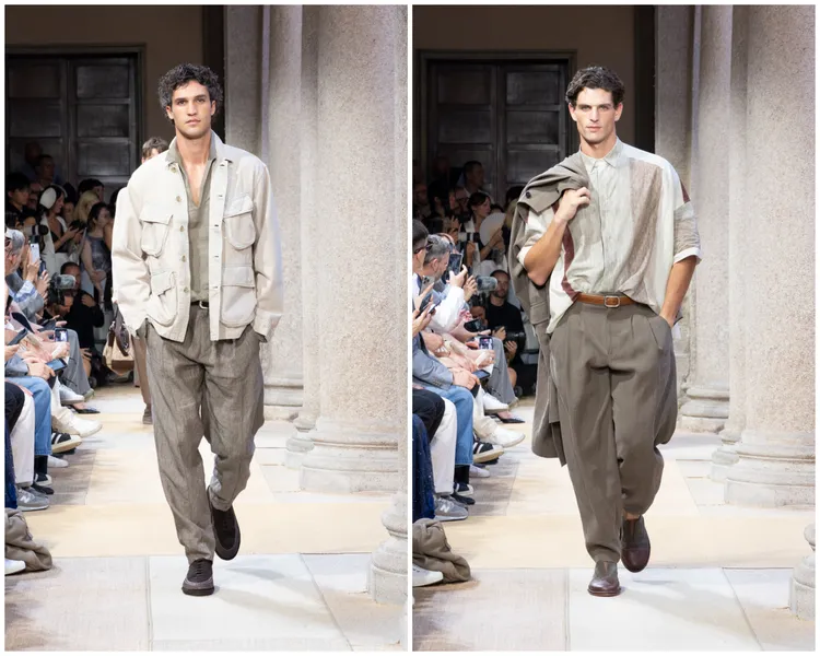 Giorgio Armani 2027春夏男裝。品牌提供