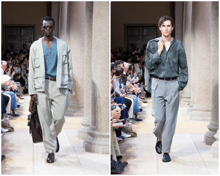 Giorgio Armani 2027春夏男裝。品牌提供
