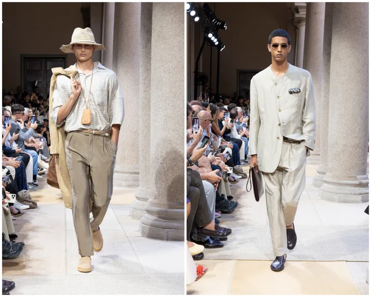 Giorgio Armani 2027春夏男裝。品牌提供