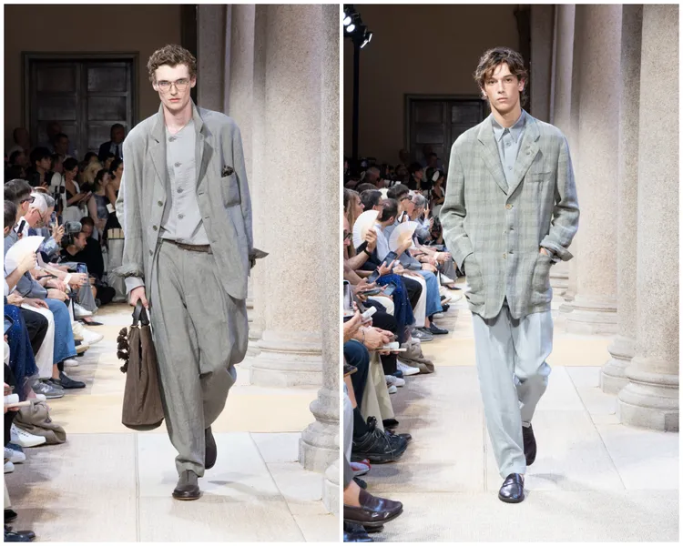 Giorgio Armani 2027春夏男裝。品牌提供
