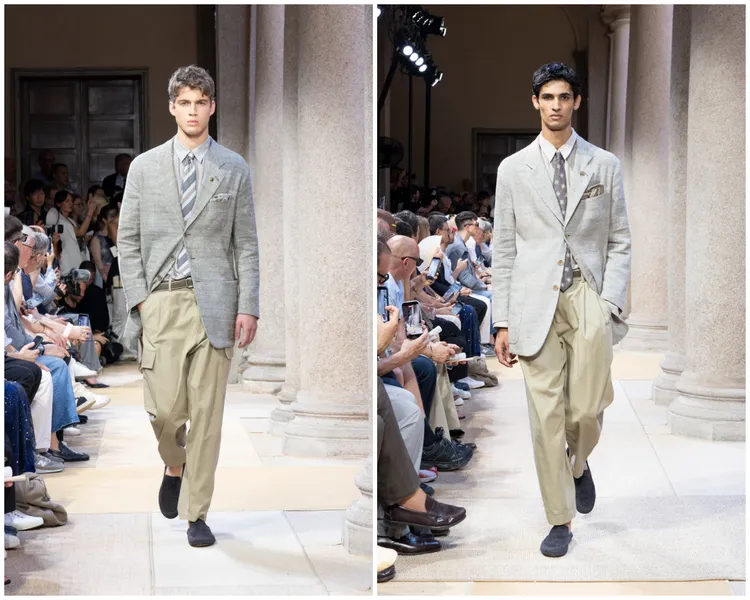 Giorgio Armani 2027春夏男裝。品牌提供