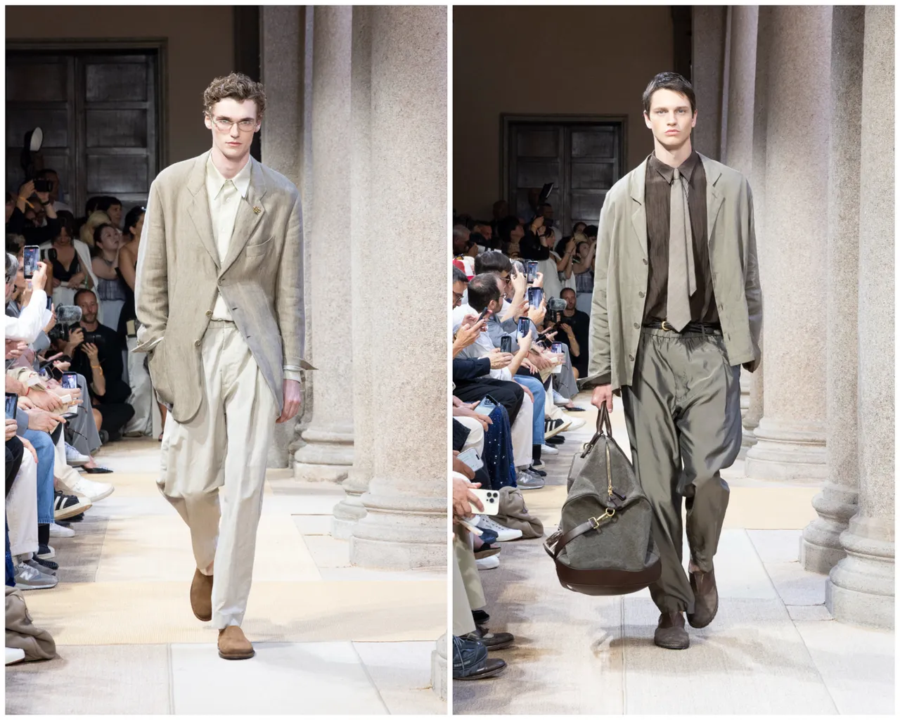 Giorgio Armani 2027春夏男裝。品牌提供