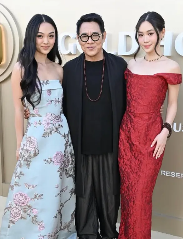 李連杰與利智生的2個女兒Jane及Jada。翻攝Jada IG