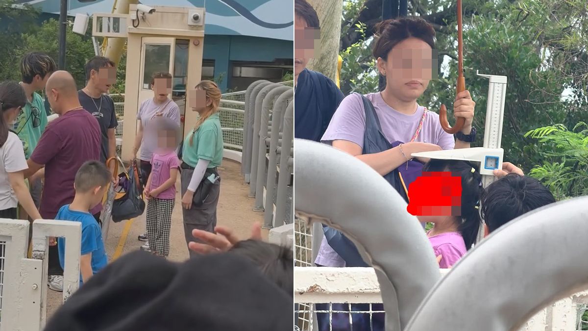 女童差0.1公分被禁坐海盜船 恐龍家長狂罵樂園女員工堅持要搭