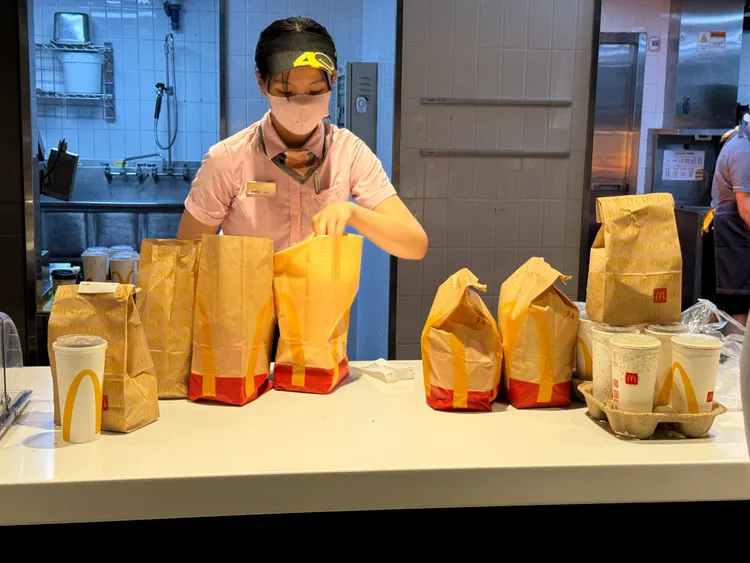 網友分享麥當勞「蕭貪餐」點法。示意圖，資料照片
