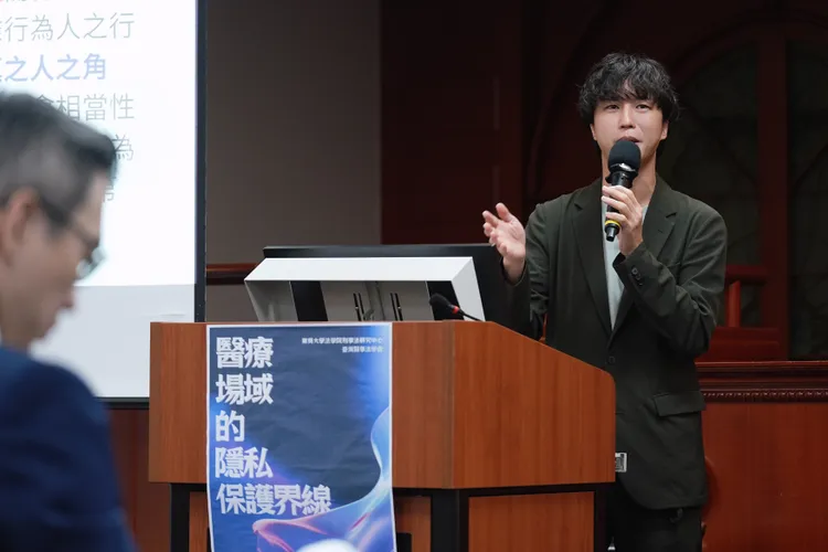 東吳大學法學院刑事法研究中心主任黃鼎軒。彭欣偉攝