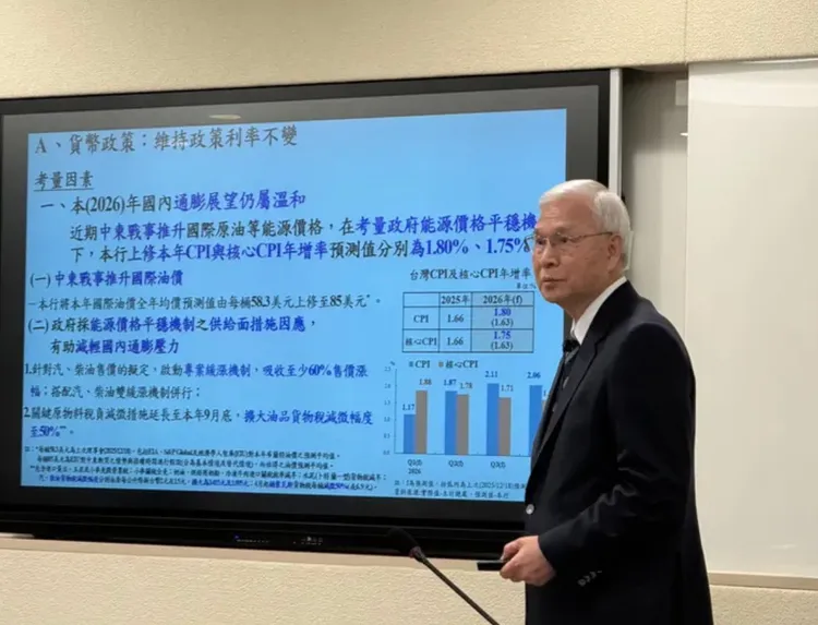央行對於信用管制，去年仍維持著「緊掐、不鬆綁、追求軟著陸」。資料照片
