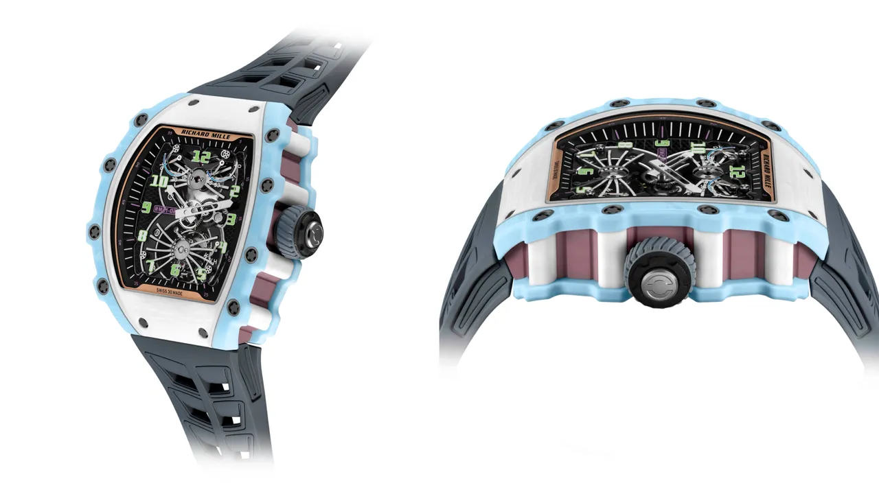 RICHARD MILLE RM 21-02 Aerodyne陀飛輪腕錶三色Quartz TPT石英纖維款。品牌提供