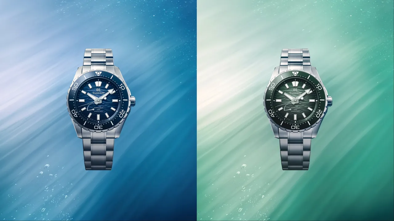 Grand Seiko推出全新「潮汐Ushio 300」潛水腕錶。品牌提供