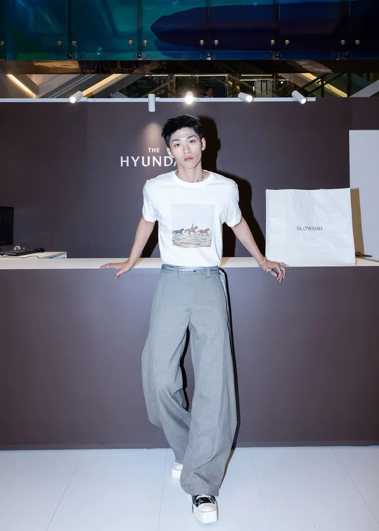 蔡承祐分享自己的穿搭守則。THE HYUNDAI 現代百貨提供
