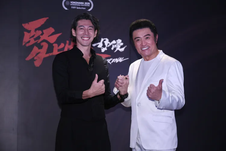 李㼈（右）談傅子純病逝表示不捨。莊宗達攝
