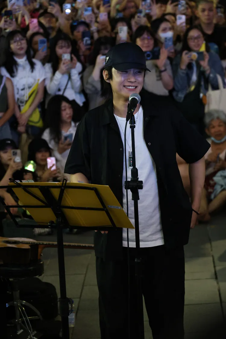 李在真歌聲也非常好聽。彭欣偉攝