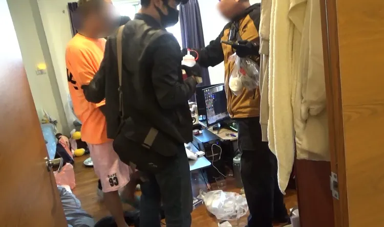 台中第三警分局歷時9個月蒐證、搜索，順利破掉11人販毒集團。翻攝畫面
