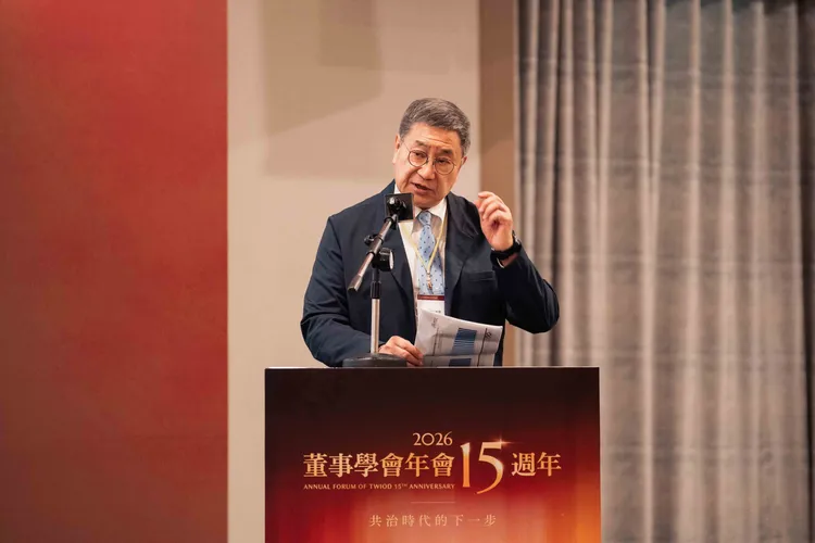 台泥企業團董事長張安平。台灣董事學會提供