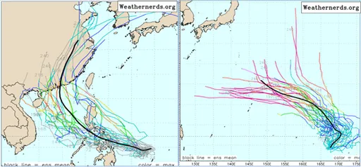 2擾動醞釀中　颱風「巴威」最快下週生成！預測路徑曝光