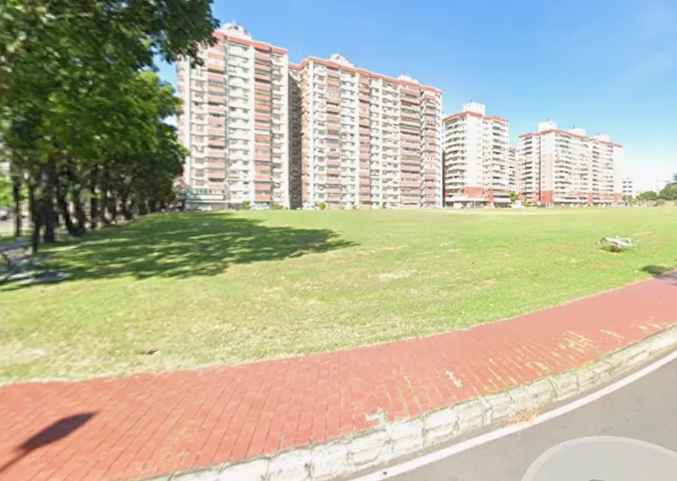 該筆土地周邊三面可規劃景觀宅。翻攝google map