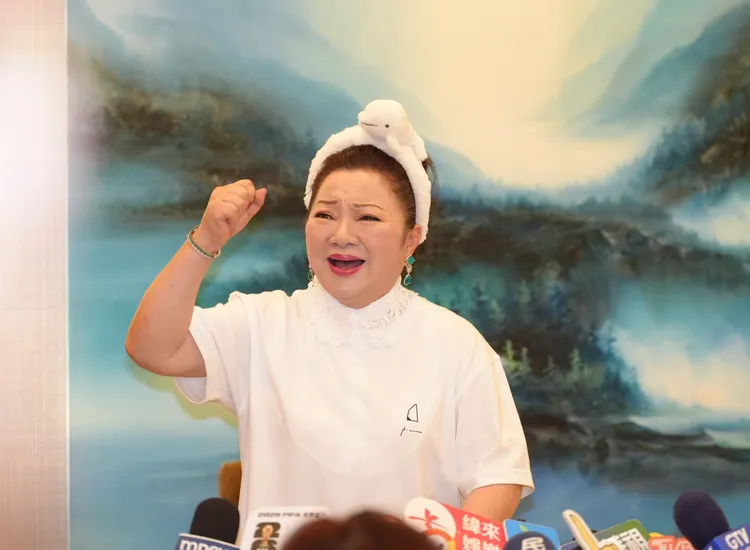 白冰冰分享如何備戰金曲獎。娛樂中心攝