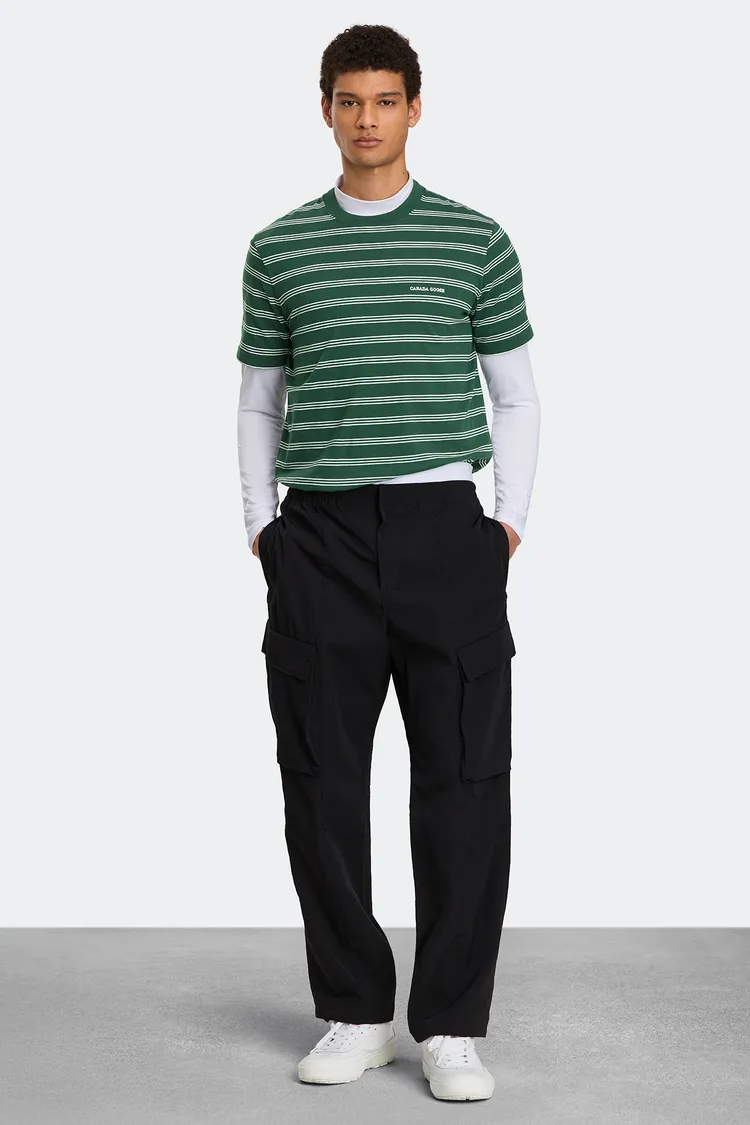 Canada Goose Vantage條紋T-Shirt，8700元。品牌提供
