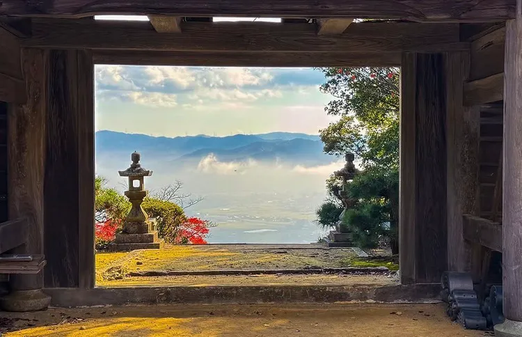千手寺內往外看的風景。翻攝X