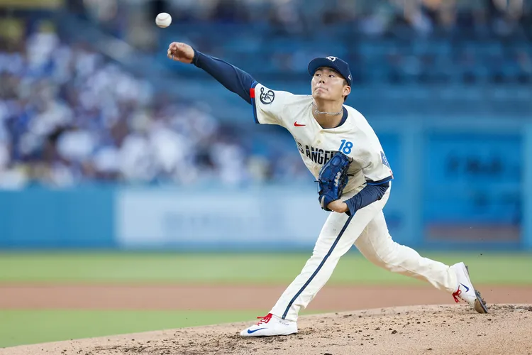 山本由伸。美聯社