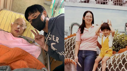 傅子純前年此時送別媽媽　網友含悲祝福：母子在天堂團聚
