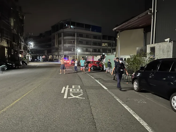 事故發生在大里區瑞城一街。民眾提供
