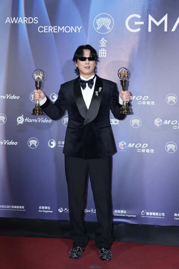 蕭煌奇金曲獎雙喜臨門。彭欣偉攝