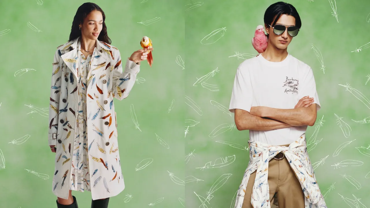 Burberry與知名藝術家昆丁布雷克爵士推出全新聯名。品牌提供