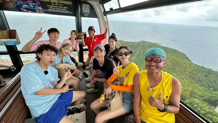 綜藝玩很大前往富國島出外景。綜藝玩很大提供