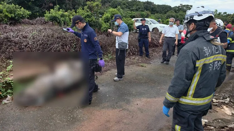 彰化芬園鄉發生保鮮膜裹屍案，居民議論紛紛。民眾提供