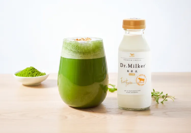 本次限定品項「抹茶歐蕾」特別選用Dr. Milker極鮮乳。業者提供