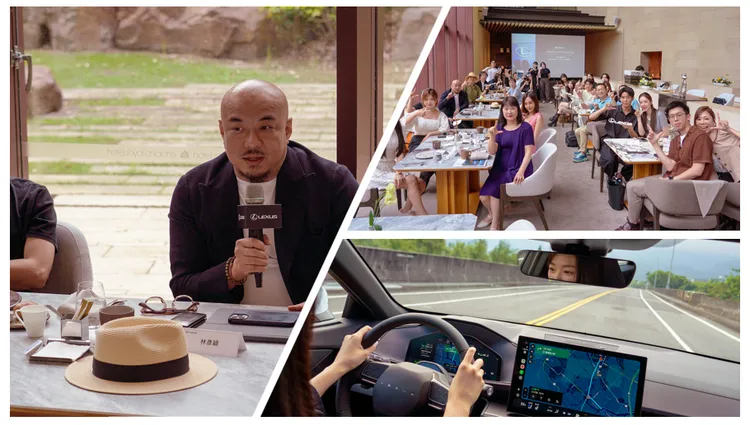 ES 500e體驗之夜試駕新車與交流。業者提供