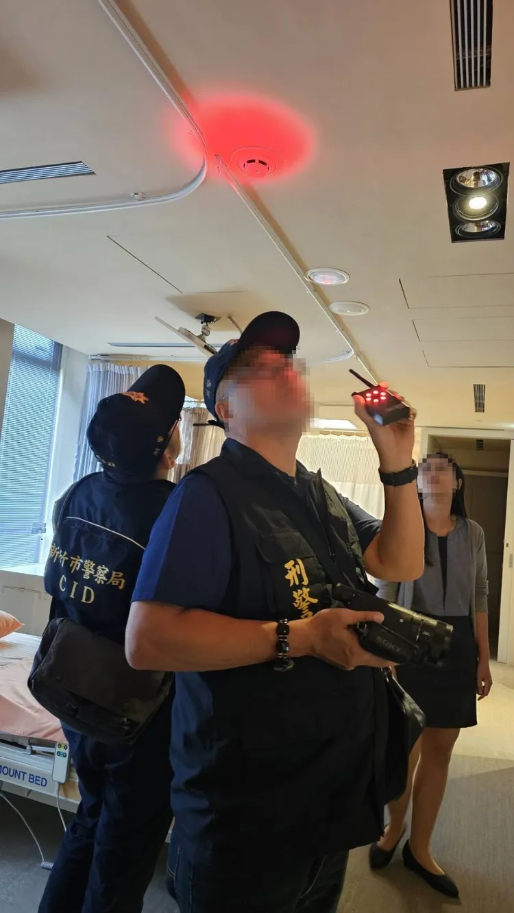 現場稽查。新竹市府提供