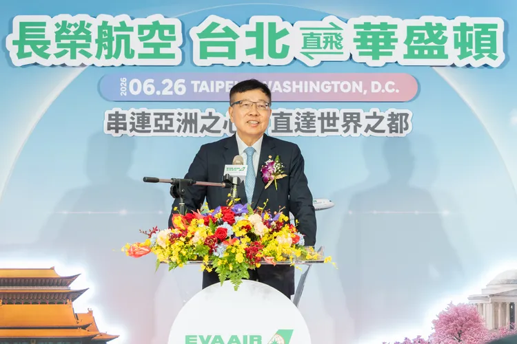 長榮航空董事長林寶水。長榮航空提供
