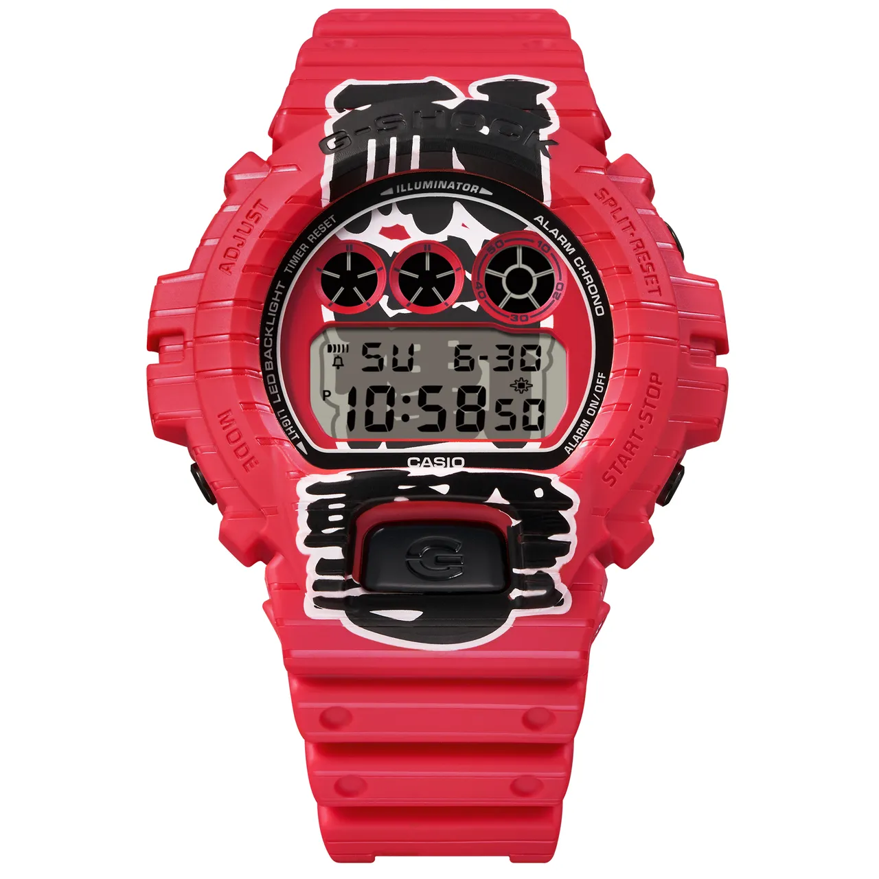 G-SHOCK日本製主題系列《赤提灯》DW-6900AKA-4腕錶，4400元。品牌提供