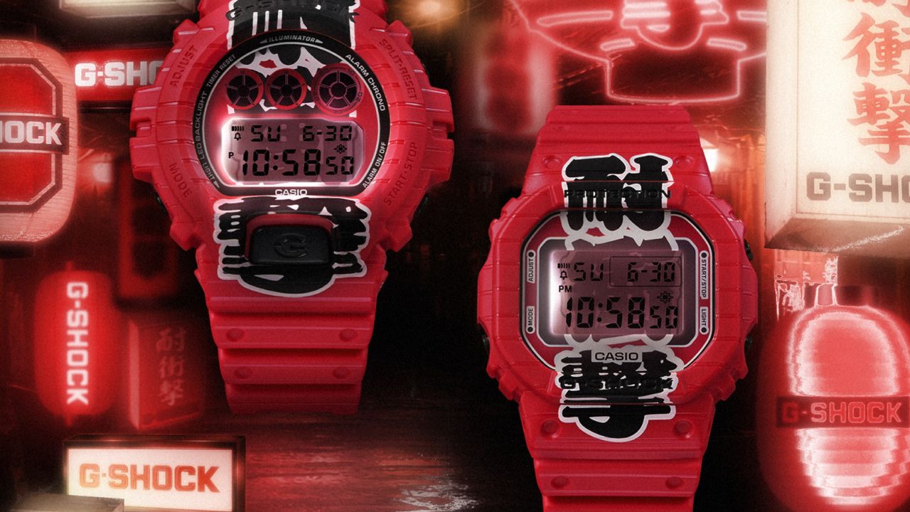 本周新錶|G-SHOCK把日本紅燈籠戴手上 書法字傲顯強悍魂