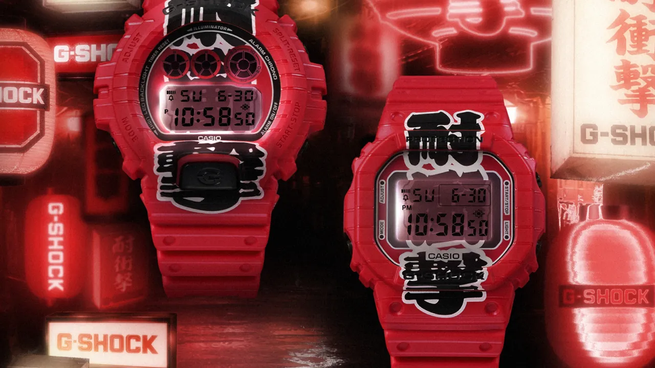 G-SHOCK日本製主題系列推出《赤提灯》新作。品牌提供