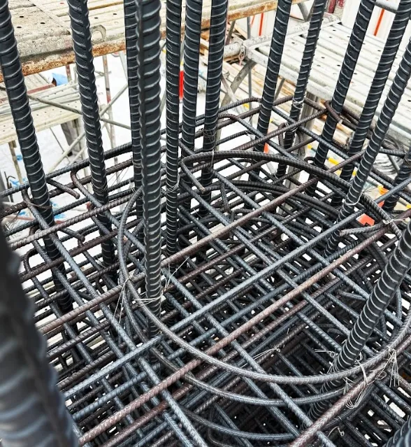 興連城「敘青田」採用柱中柱工法，將建築結構安全大幅提升。興連城提供