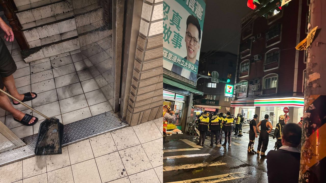 桃園驚傳氣爆!出租套房爆炸「玻璃碎片噴落」 1人死亡