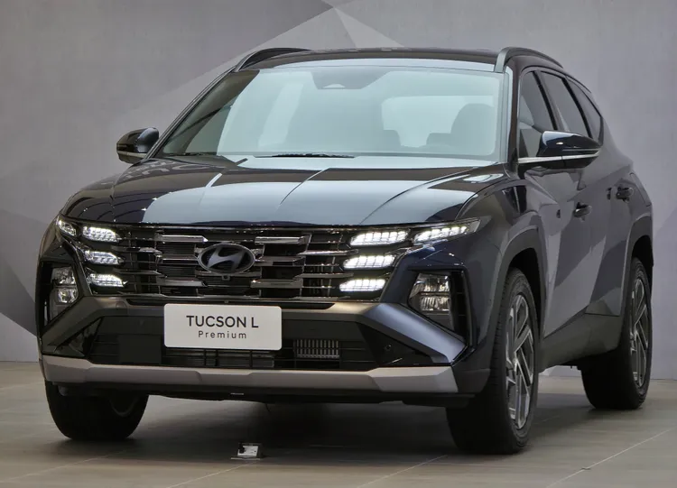 Hyundai Tucson L以極具未來感的參數化鑽石水箱護罩搭配隱藏式日行燈設計，至今仍擁有極高辨識度。業者提供