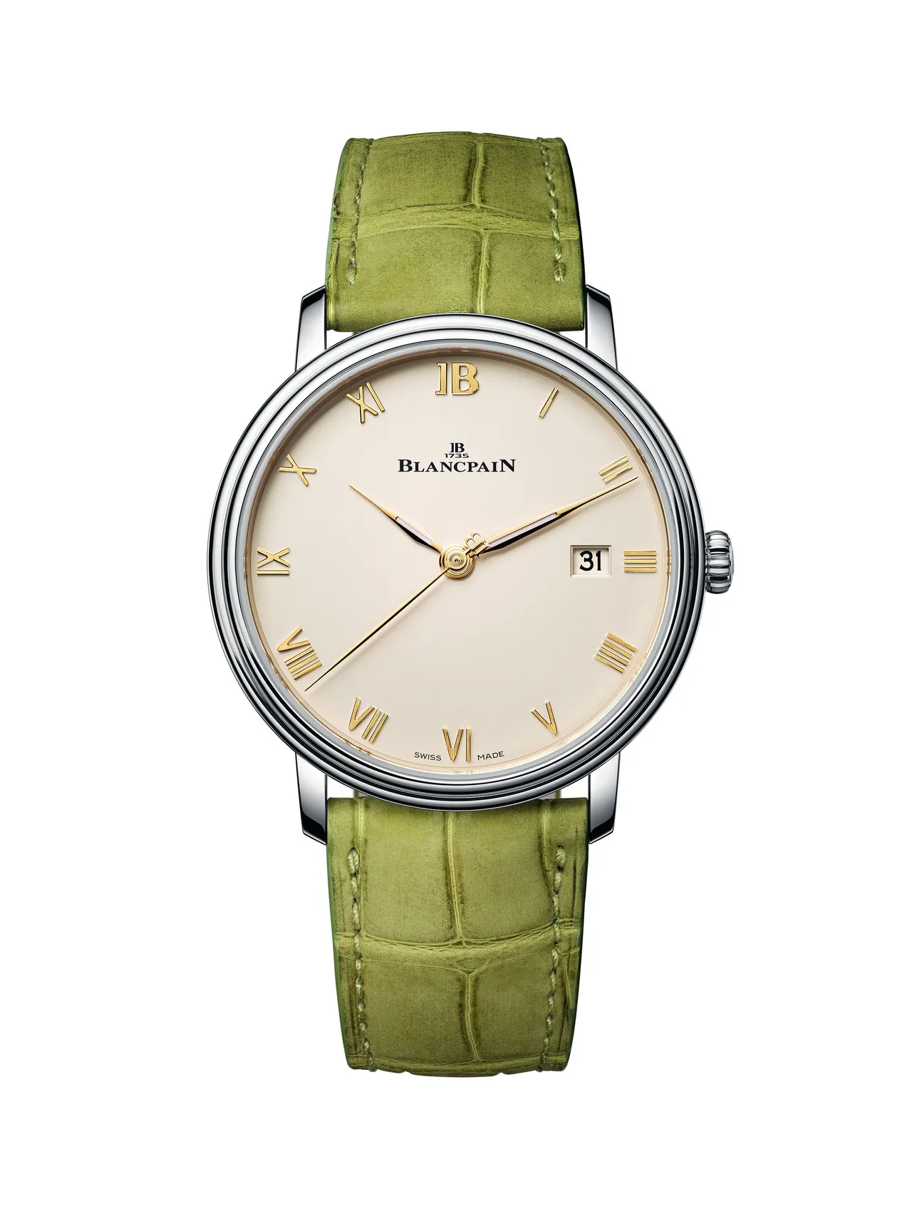 Blancpain台北101限時專賣店獨賣款，Villeret Ultraplate超薄腕錶38mm，33萬6000元。品牌提供