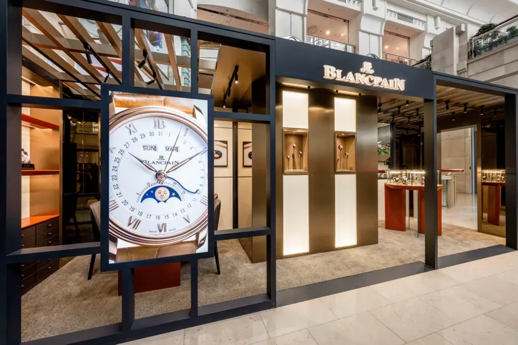 Blancpain台北101限時專賣店。品牌提供