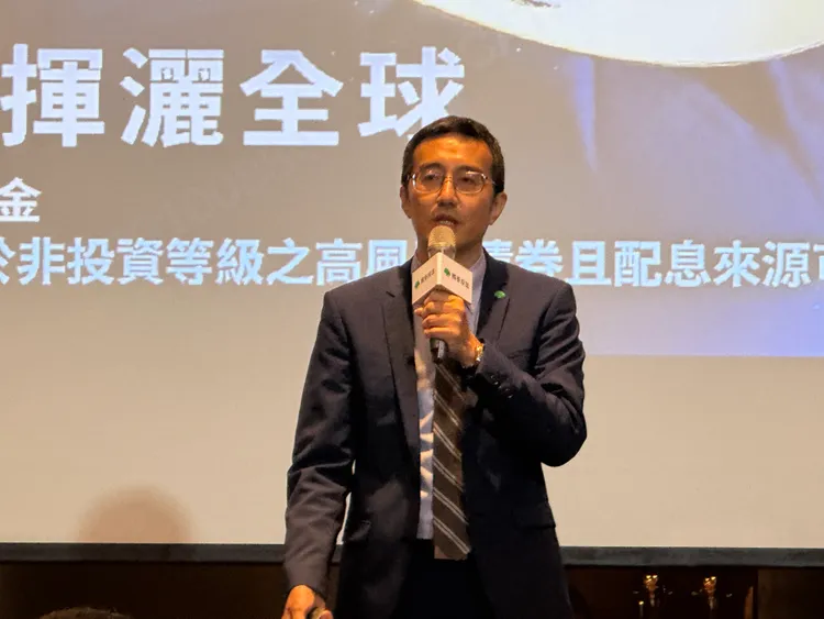 國泰環球策略收益債券基金經理人蔡宗岸。呂承哲攝